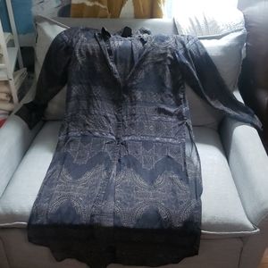 Zara woman premium denim collection blouse